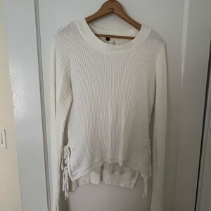 Free People Cream Sweater